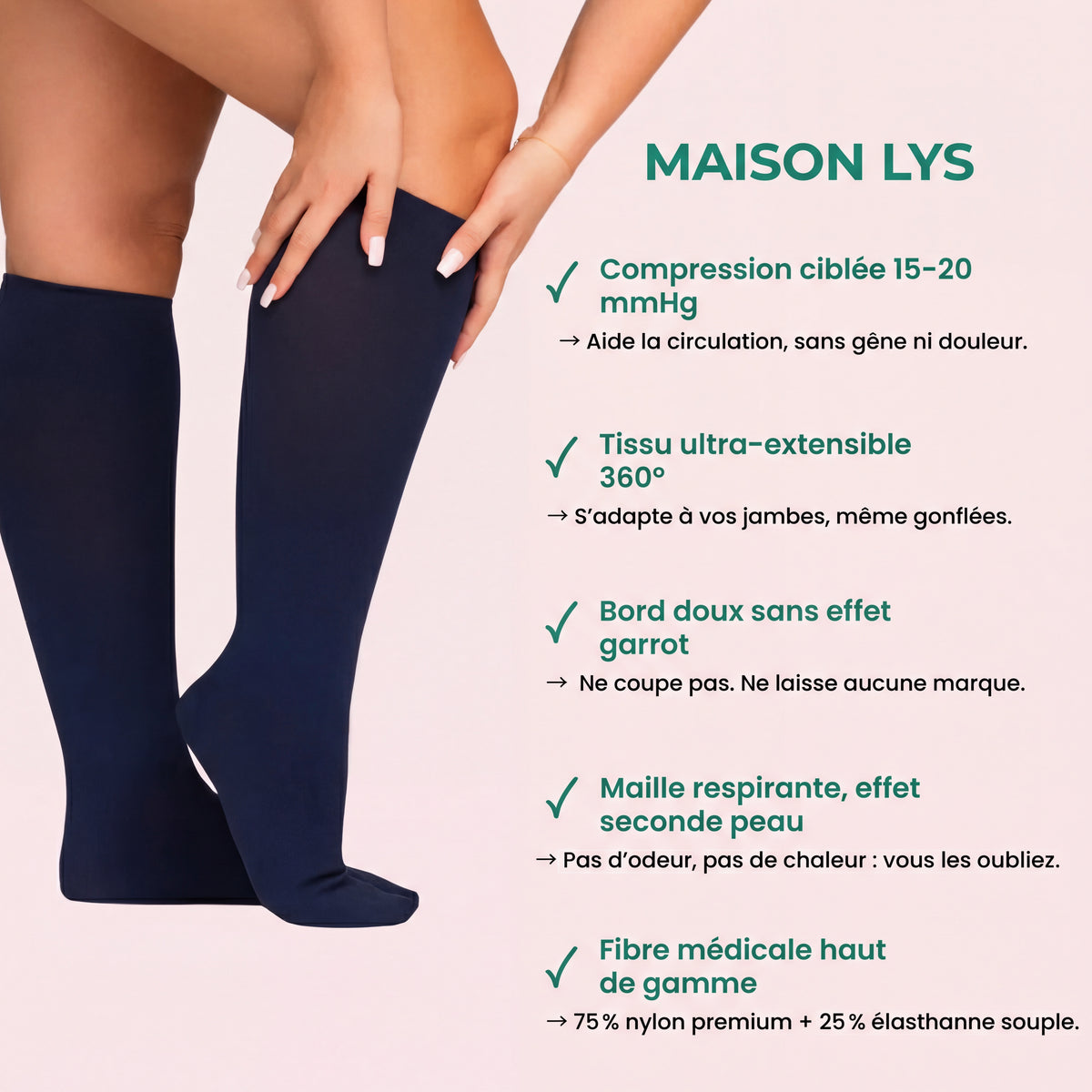 Calze a Compressione - Maison Lys
